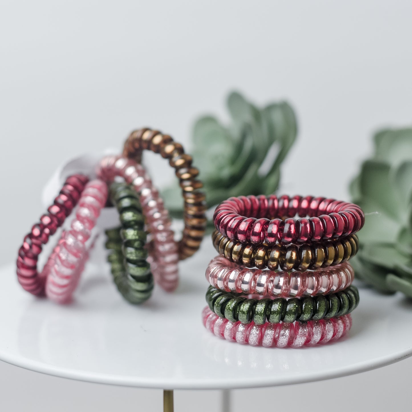 Large Lauren Lane Hair Coil Set in Pine Forest