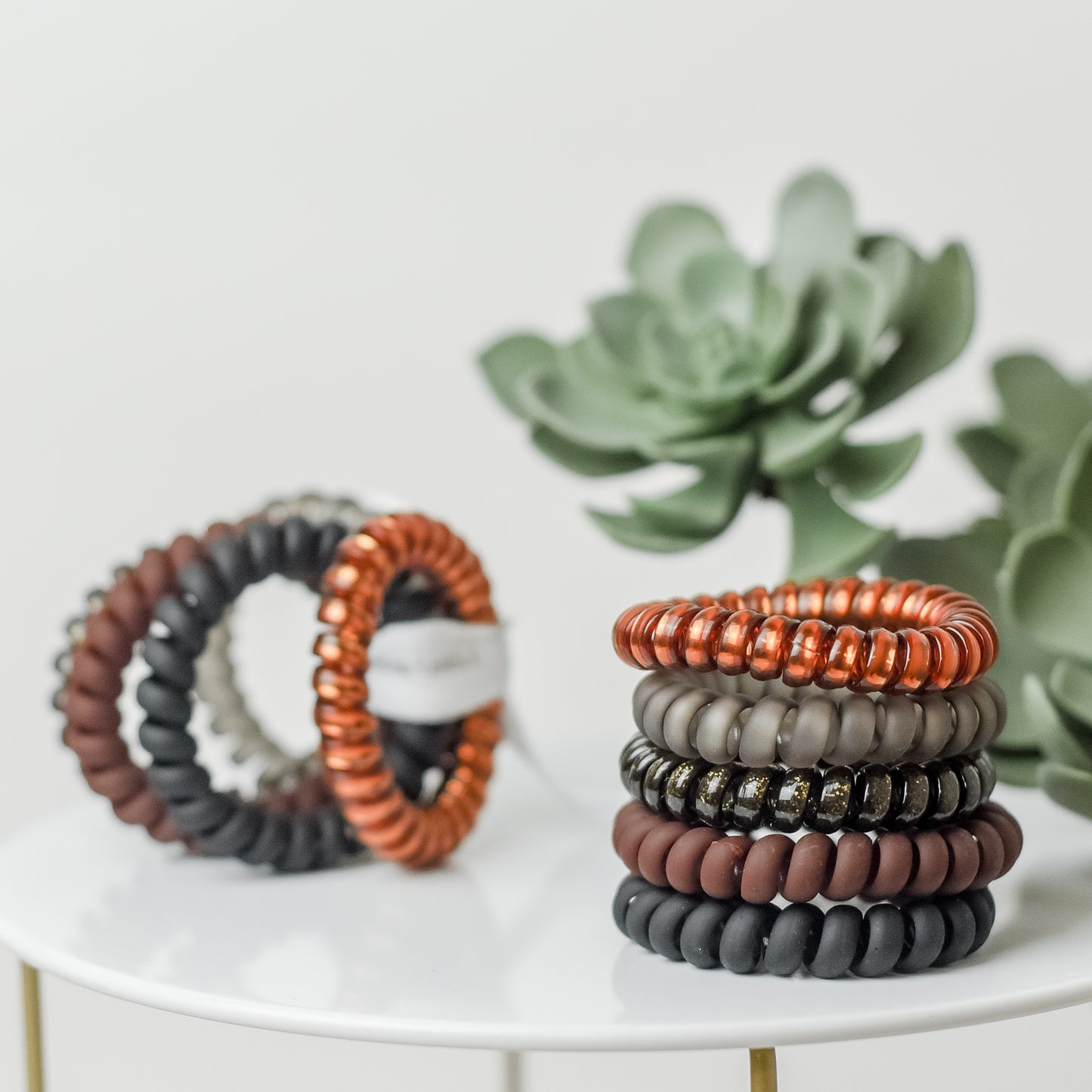 Large Lauren Lane Hair Coil Set in Pumpkin Spice