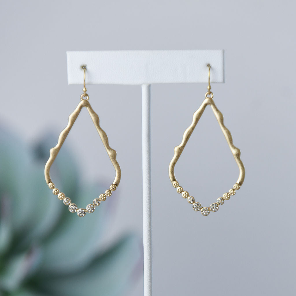 Sophie Pave Drop Dangle Earrings