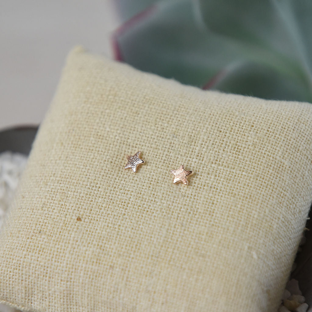 Single Star Stud Earrings