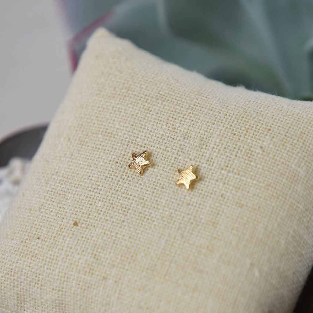 Single Star Stud Earrings