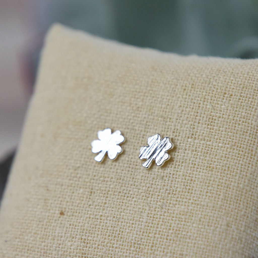 Shamrock Stud Earrings