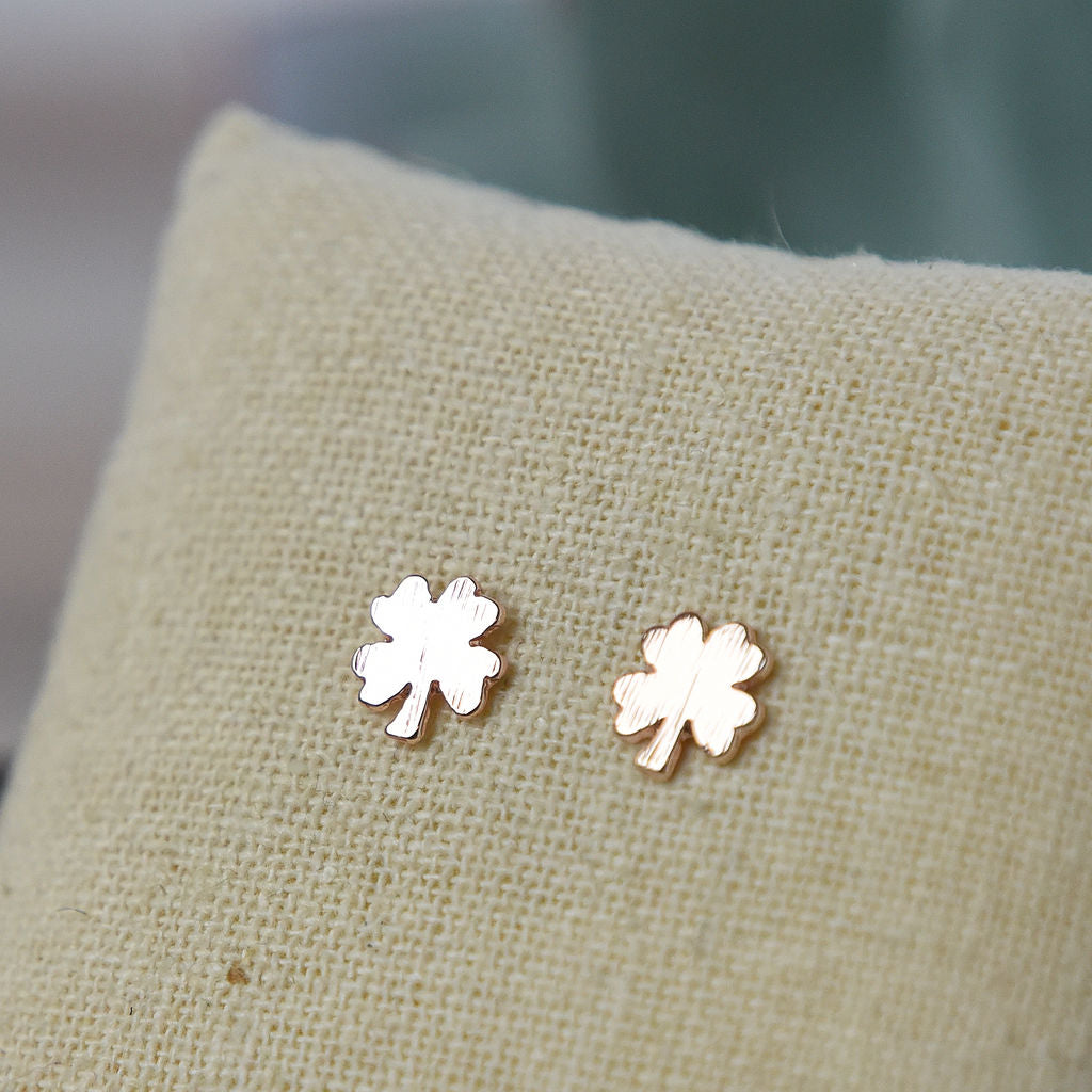 Shamrock Stud Earrings