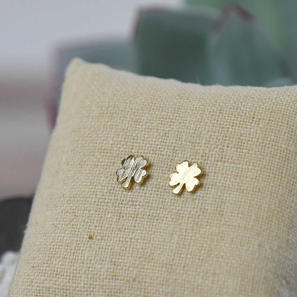 Shamrock Stud Earrings