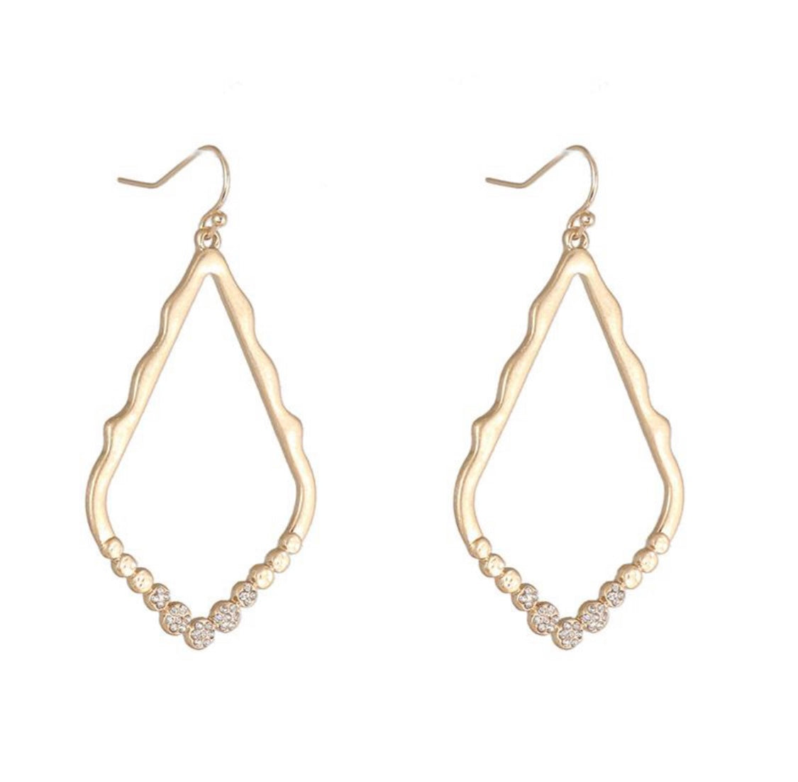 Sophie Pave Drop Dangle Earrings