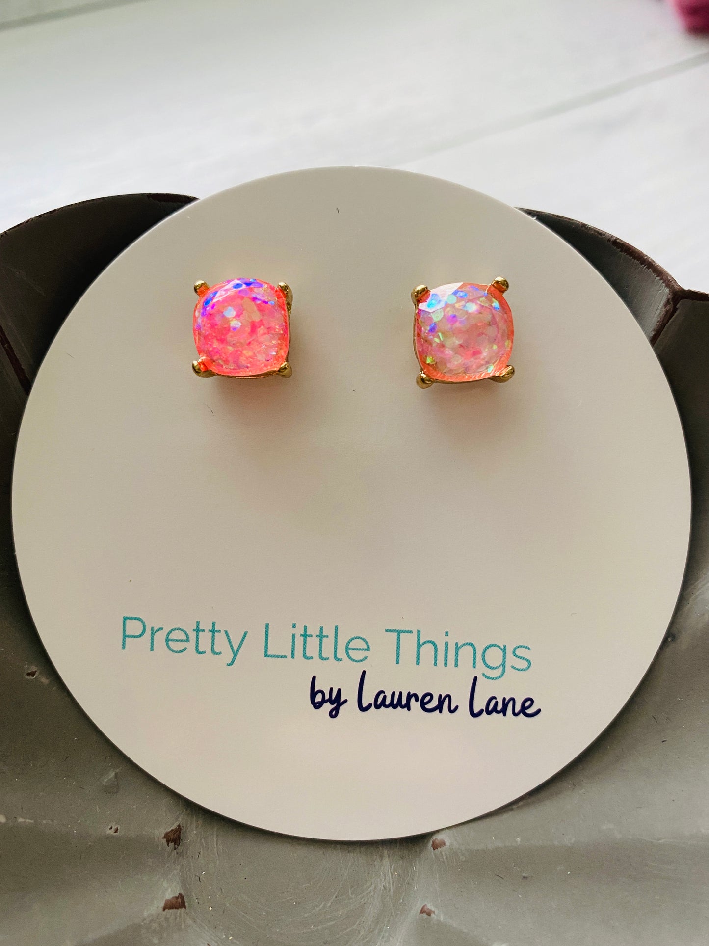 Glitter Studs Earrings