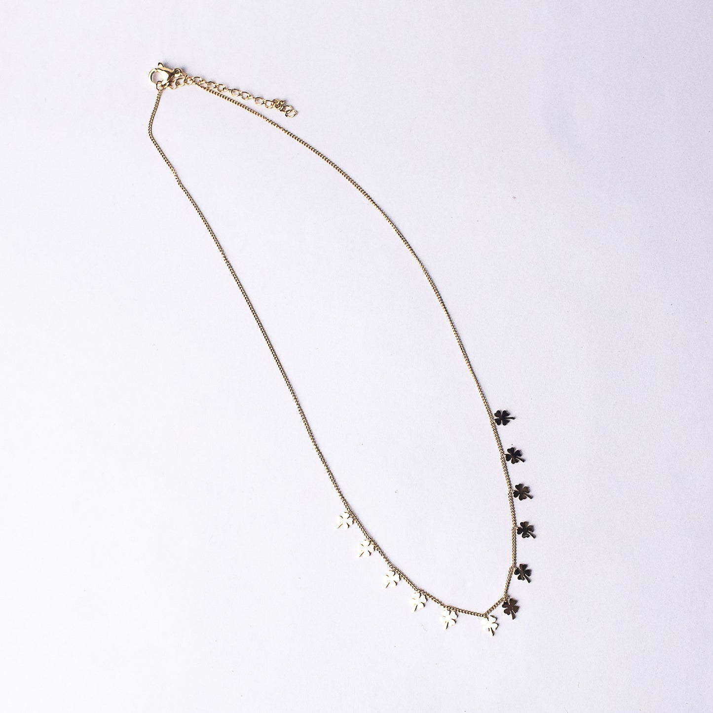 Lucky Clover Necklace in Gold