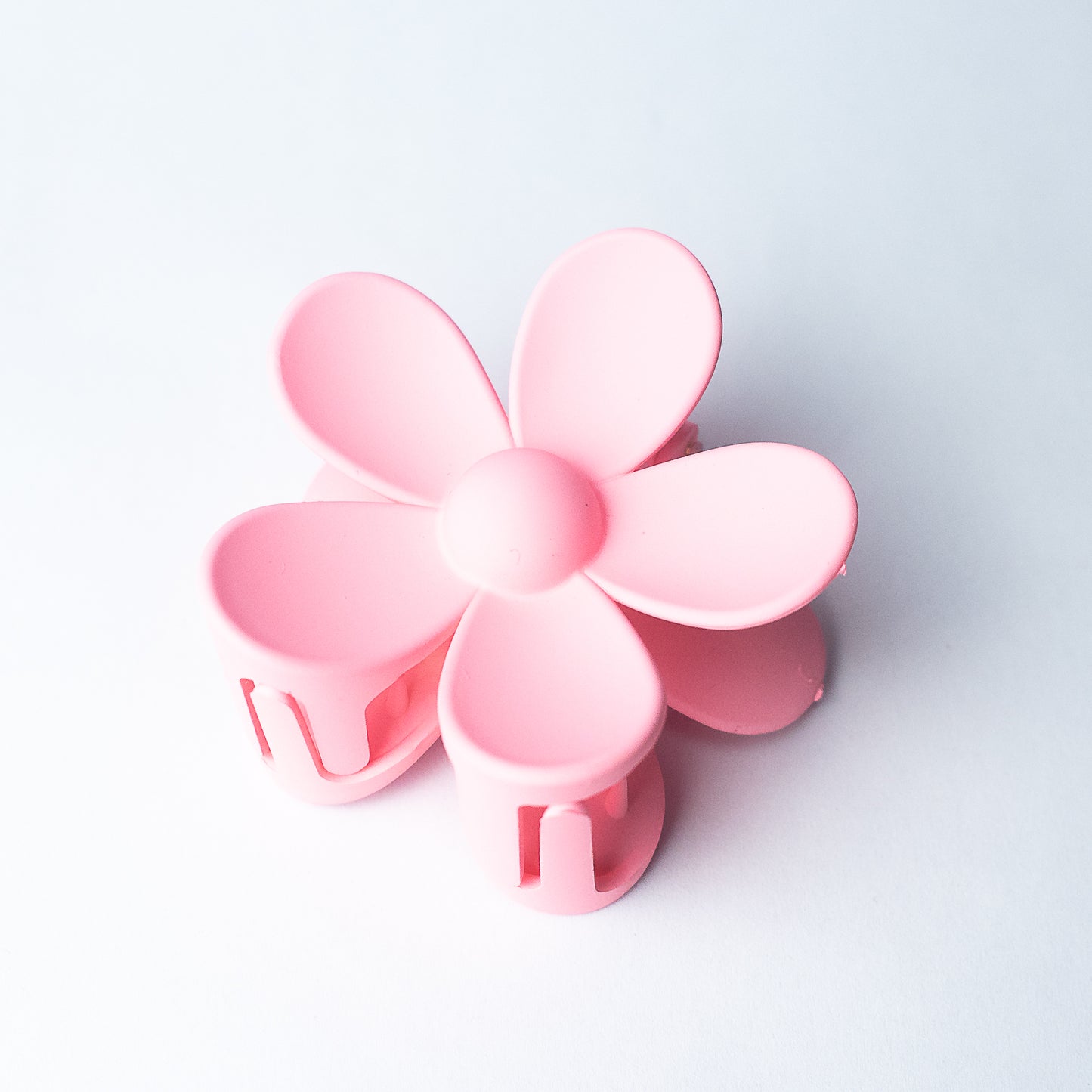 Andrea Large Flower Hair Clip-Blush Pink