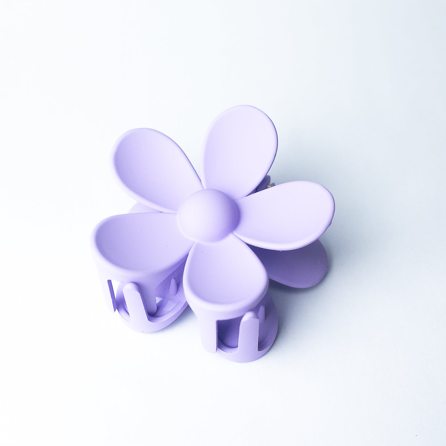 Andrea Large Flower Hair Clip-Purple Lilac