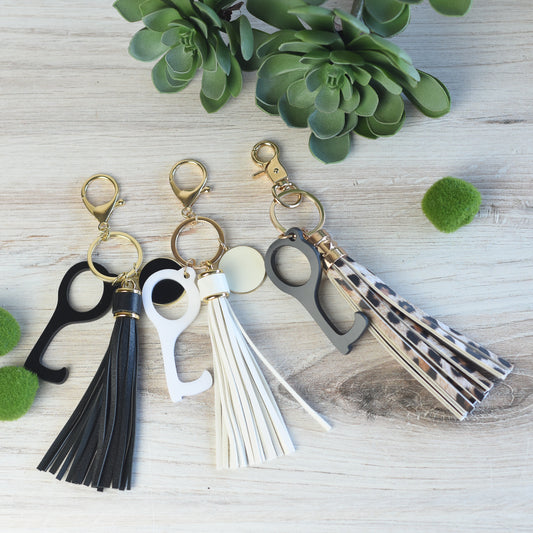 Tassel Keychain with Hands Free Device