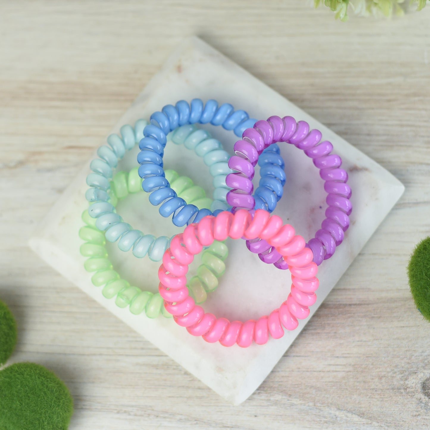 Large Lauren Lane Hair Coil Set in Spring Fling