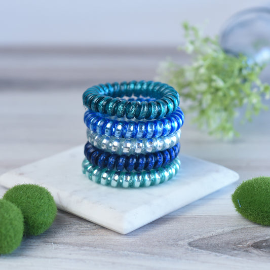 Large Lauren Lane Hair Coil Set in Arctic