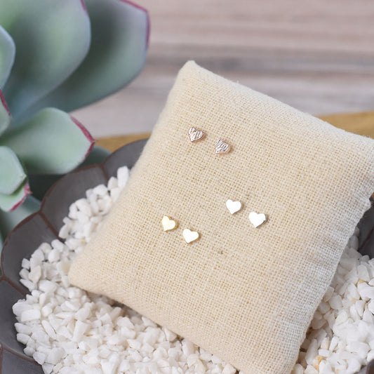 Heart Stud Earrings