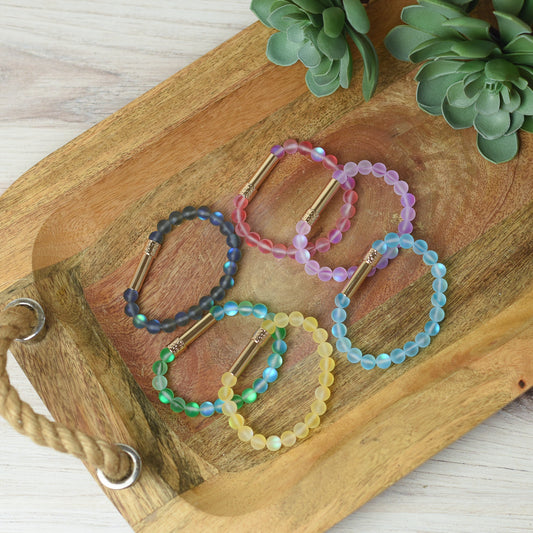 Intention Beaded Stretch Bracelets