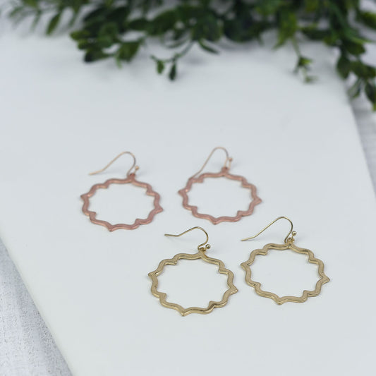 Round Moroccan Dangle Earrings