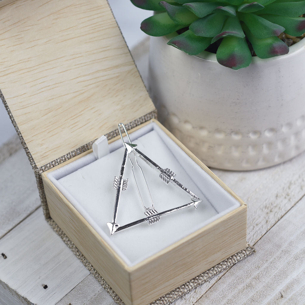 Arrow Triangle Barrette