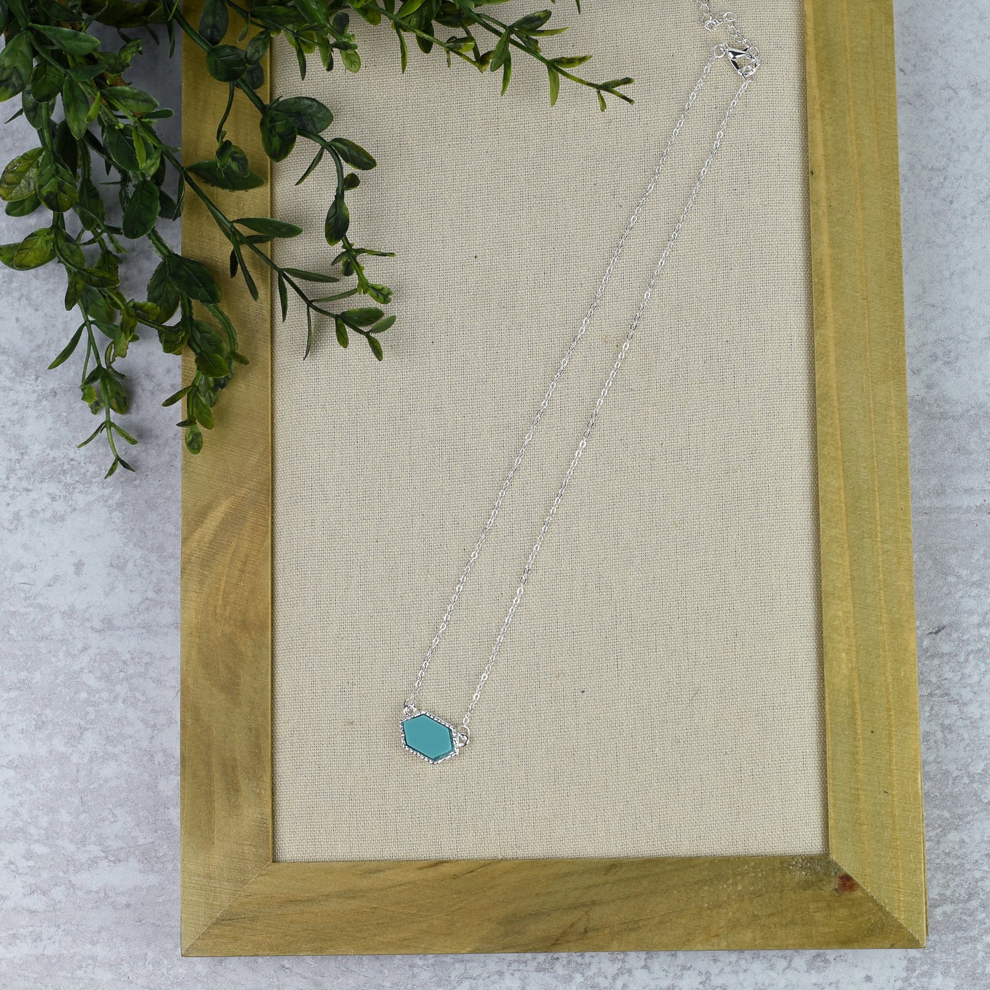 Annabelle Pendant Necklace with Silver Setting