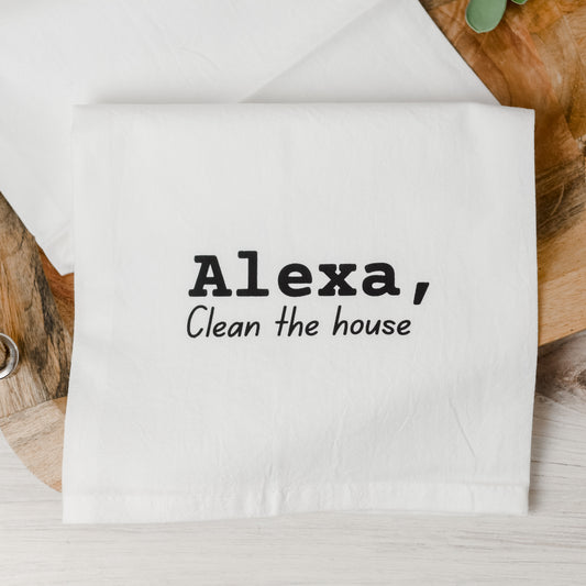 Tea Towel-Clean the House