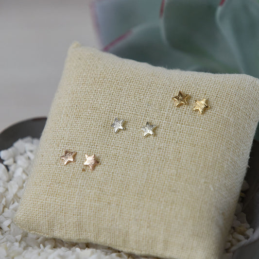 Single Star Stud Earrings