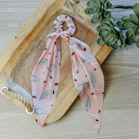 Pink Flamingo Hair Scarf