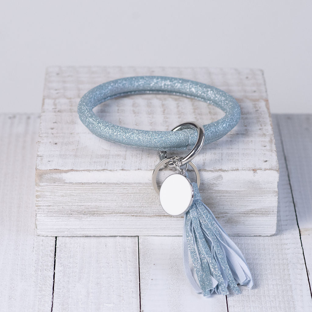 Lola Hands Free Glitter Bangle Keychain