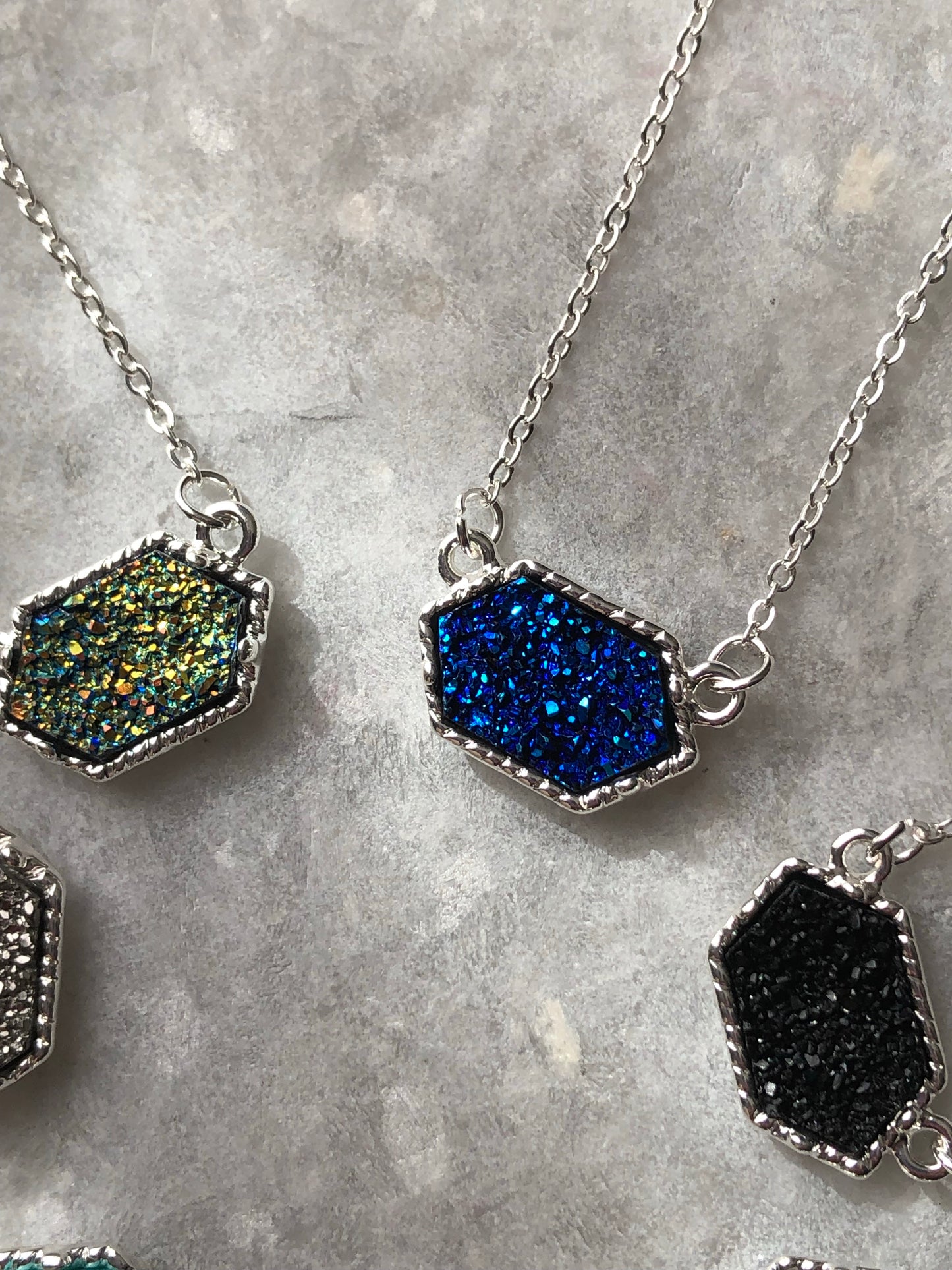Annabelle Pendant Necklace with Silver Setting